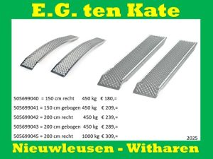 Set rijplaten recht en of gebogen Husqvarna