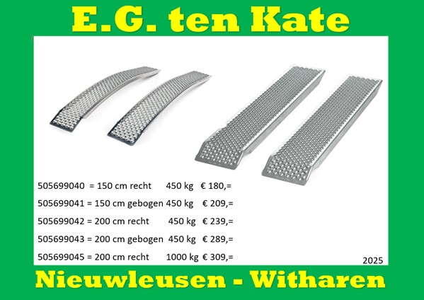 Set rijplaten recht en of gebogen Husqvarna