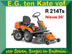 Husqvarna R 214Ts benzine Nieuw 26'
