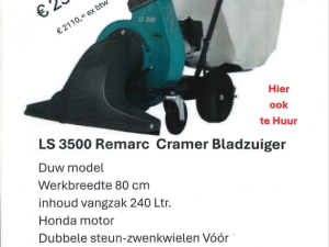 LS 3500 Remarc Cramer Bladzuiger